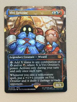 Vivi ornitier (borderless chocobo track foil) - English - MTG FIN Final fantasy - Image 1
