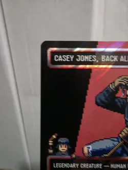 Magic: The Gathering Casey Jones, Back Alley Brute 0090 Rare Foil Full Art - Image 3