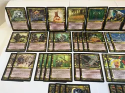 Lot of 47 MTG Magic the Gathering Zebra Unicorn Troll *Green/White* Forest/Plain - Image 3