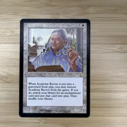 MTG Academy Rector Urza's Destiny Card 1/144 Regular Rare, NM - Image 1