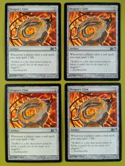 Dragon's Claw x4 Magic 2012 M12 4x Playset Magic the Gathering MTG - Image 1