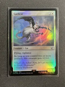 MTG Gaelicat Final Fantasy Foil - Image 1