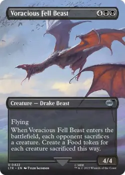 Voracious Fell Beast (Borderless) - Near Mint MTG - Image 1