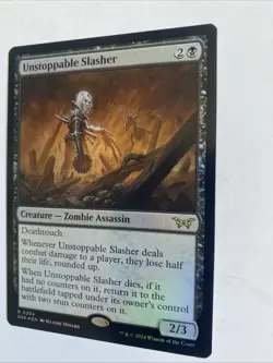 MTG Unstoppable Slasher (0294) - Foil, NM, English Duskmourn: House of Horror - Image 5