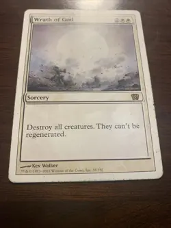 MTG MP Wrath Of God Eighth 8th Edition White Sorcery EDH Commander Vintage Legac - Image 3