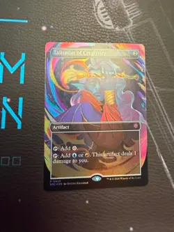 Talisman of Creativity Commander: Secrets of Strixhaven Borderless Foil Mythic - Image 1