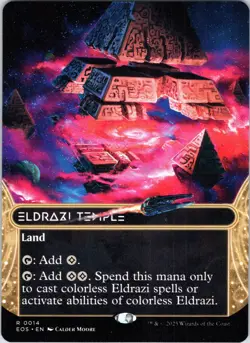 Eldrazi Temple (0014) (Borderless) 14 Edge of Eternities: Stellar Sights NM - Image 1