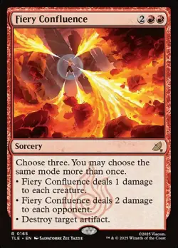 1x Fiery Confluence - Foil MTG - Avatar: The Last Airbender: Eternal-Legal - NM- - Image 1