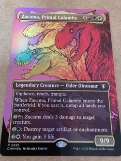 Zacama, Primal Calamity - Foil (Borderless) Commander Masters - Mtg - Image 1