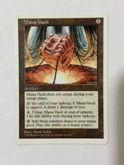 Mana Vault MTG Core Set 5th Edition Regular Played - Image 3