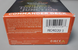 MTG Outlaws of Thunder Junction Quick Draw Commander Deck Sealed Damaged Box - Image 2