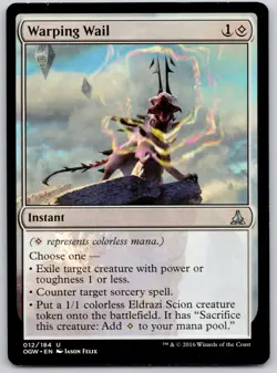 Warping Wail 12 Uncommon Oath of the Gatewatch Magic: The Gathering LP - Image 1