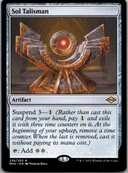 Sol Talisman 236 Rare Modern Horizons 2 Magic: The Gathering Lightly Played - Image 1