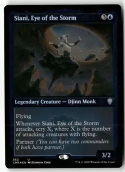 Siani, Eye of the Storm (Foil Etched) 562 Commander Legends Uncommon Foil NM - Image 1