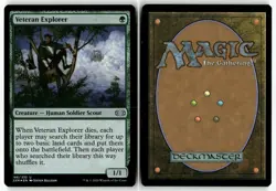 Veteran Explorer 186 Double Masters Uncommon Foil NM - Image 3