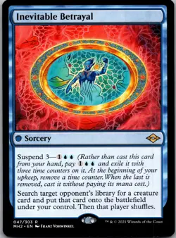 Inevitable Betrayal 47 Rare Modern Horizons 2 Magic: The Gathering LP - Image 1