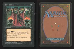 Dark Ritual Ice Age Moderate Play English MTG Magic the Gathering FREE SHIPPING - Image 1