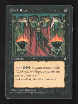 Dark Ritual Ice Age Moderate Play English MTG Magic the Gathering FREE SHIPPING - Image 2