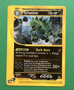 Tyranitar 2002 Pokemon Expedition 66/165 Base Set Rare Non-Holo HP - Image 1