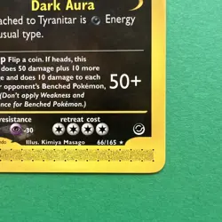 Tyranitar 2002 Pokemon Expedition 66/165 Base Set Rare Non-Holo HP - Image 5