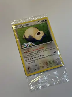 Pokemon Snorlax 80/106 (Build A Bear Workshop Promo Card) STAMPED SEALED - Image 1