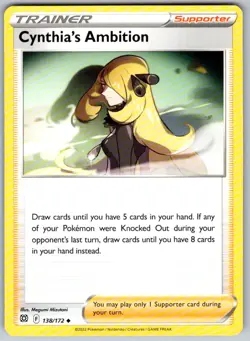 2022 Cynthia's Ambition 138/172 Pokemon Brilliant Stars UC - Image 1