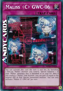 MALISS <C> GWC-06 • Segreta Prismatica SP • MP25 EN128 • 1Ed • Yugioh! ANDYCARDS - Image 1