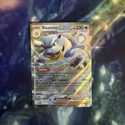 Pokemon TCG Blastoise EX Holo Ultra Rare 009/165 - Image 1