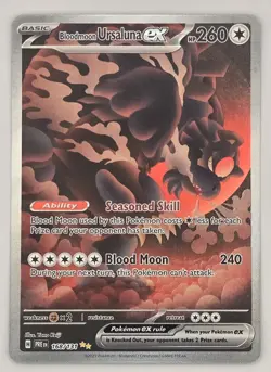 Bloodmoon Ursaluna ex 168/131 Prismatic Evolutions SIR Holo English - Image 1