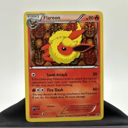2013 Pokemon Black and White Promos #BW88 Flareon Light Play LP/MP+ - Image 1
