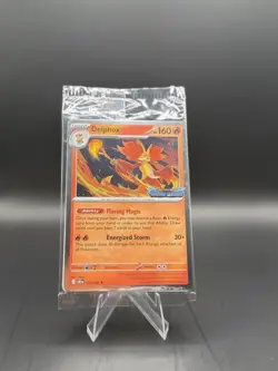 Delphox 013/086 Stamped Promo SEALED Chaos Rising Pokemon Card Best Buy Promo - Image 1