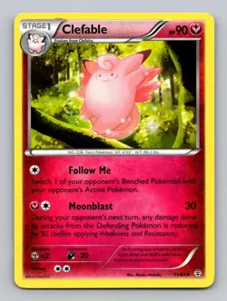 Clefable 51/83 Uncommon Generations Pokemon Lightly Played - Image 1