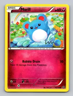 Marill 76/114 Common Steam Siege Pokemon Lightly Played - Image 1