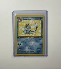 Pokemon 1st Edition Jungle Vaporeon 28/64 WOTC 1999 Non-Holo NM Vintage - Image 4