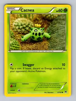 Cacnea 4/162 Common BREAKthrough Pokemon Lightly Played - Image 1