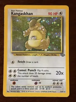 Pokemon Jungle Kangaskhan 5/64 Holo Rare MP - Image 1