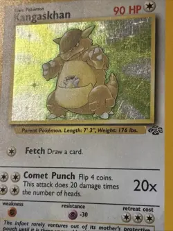 Pokemon Jungle Kangaskhan 5/64 Holo Rare MP - Image 3
