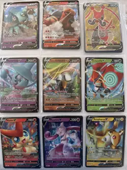V And Vmax Pokemon Cards Set Great Condition - Image 2