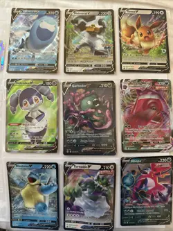 V And Vmax Pokemon Cards Set Great Condition - Image 3