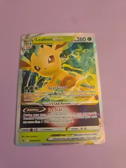 Pokemon Leafeon VSTAR SWSH: Sword & Shield Promo Cards #SWSH195 - Image 1