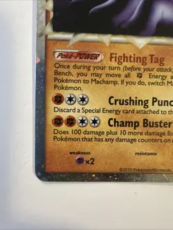 Pokemon Machamp Prime 95/102 HGSS Triumphan LP++ - Image 5