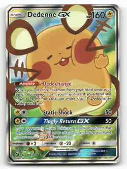 Dedenne GX 195A/214 Alternate Art Promos Pokemon Holo NM Promo - Image 1