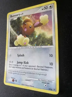 Buneary DP06 Diamond & Pearl Black Star Promo Holo Promo Pokemon Card MP - Image 2