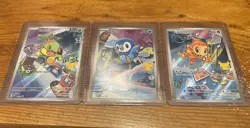 Pokemon TCG First Partner Illustration Collection Series 1 Gen 4 Sinnoh Starters - Image 1