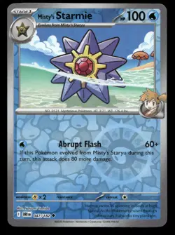 Misty's Starmie 047/182 Destined Rivals Reverse Holo NM/M Pokemon - Image 1