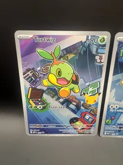 Pokemon First Partner Illustration Collection Series 1 Sinnoh Gen 4 Starter Set - Image 2