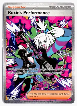 Roxie's Performance 121/086 Holo Chaos Rising Pokemon NM - Image 1
