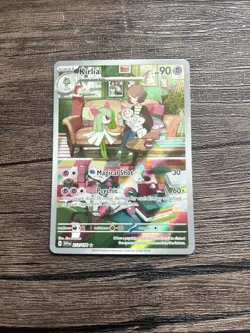 Pokemon TCG Kirlia Scarlet & Violet Base Set Holo Illustration Rare Card 212/198 - Image 1