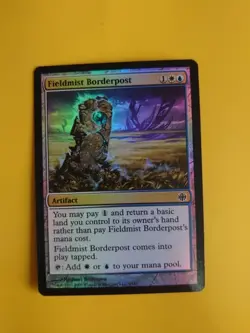 Fieldmist Borderpost Alara Reborn. Magic the Gathering FOIL Card. - Image 1