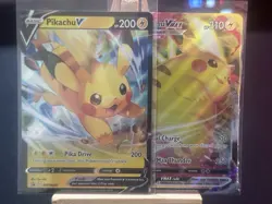 Pikachu V And Vmax SWSH: Sword & Shield Promo Cards Holo - Image 1